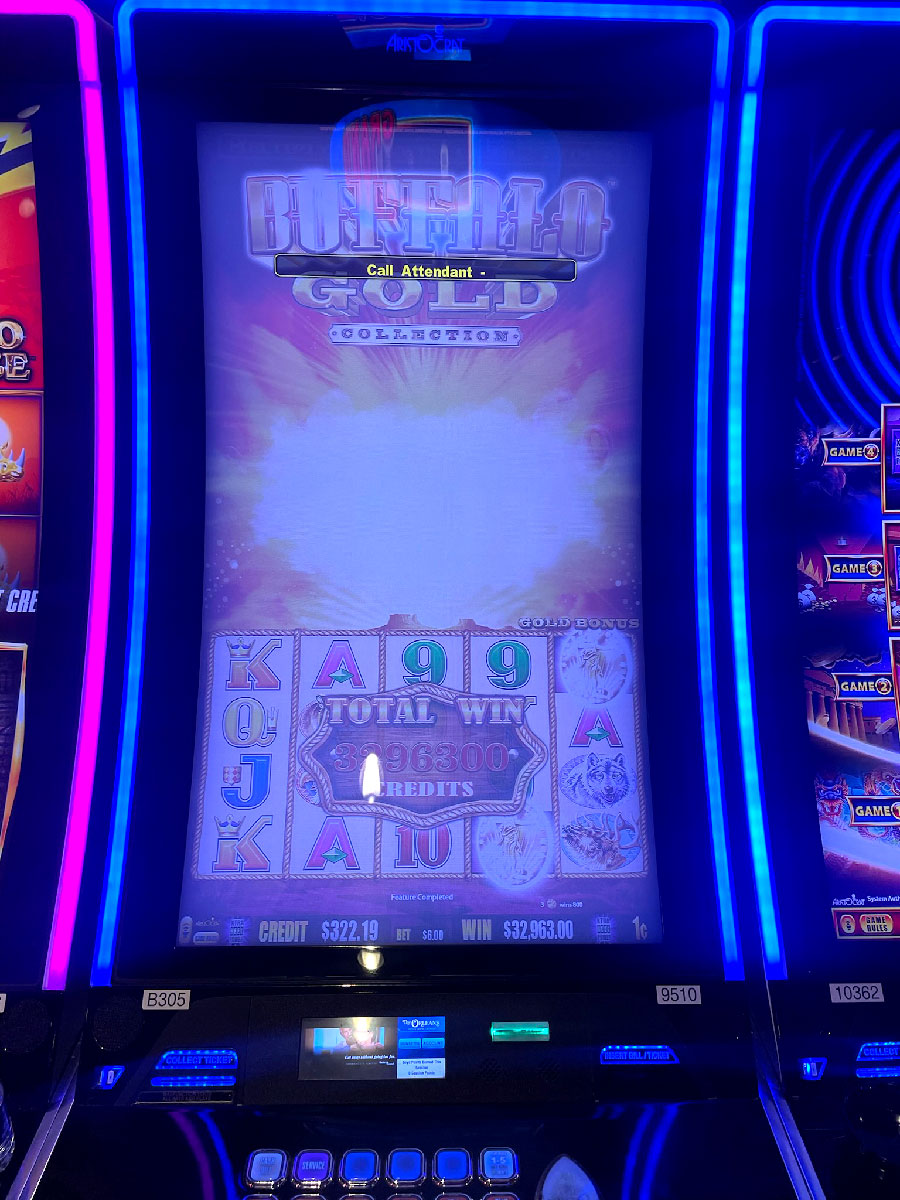 Jackpot Winner Buffalo Gold $32,963