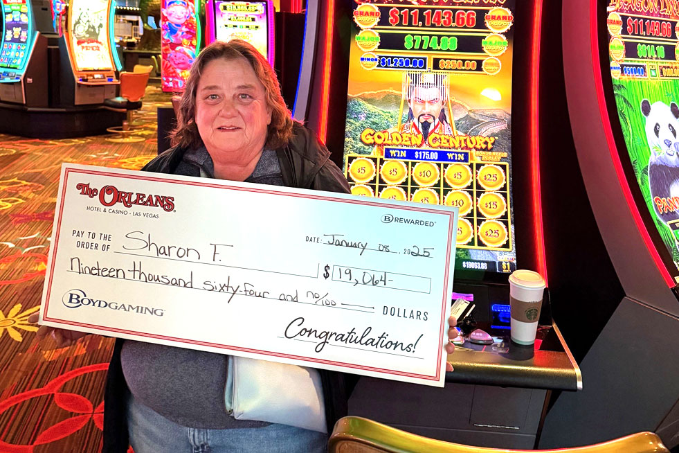 Jackpot Winner Sharon F. $19,064