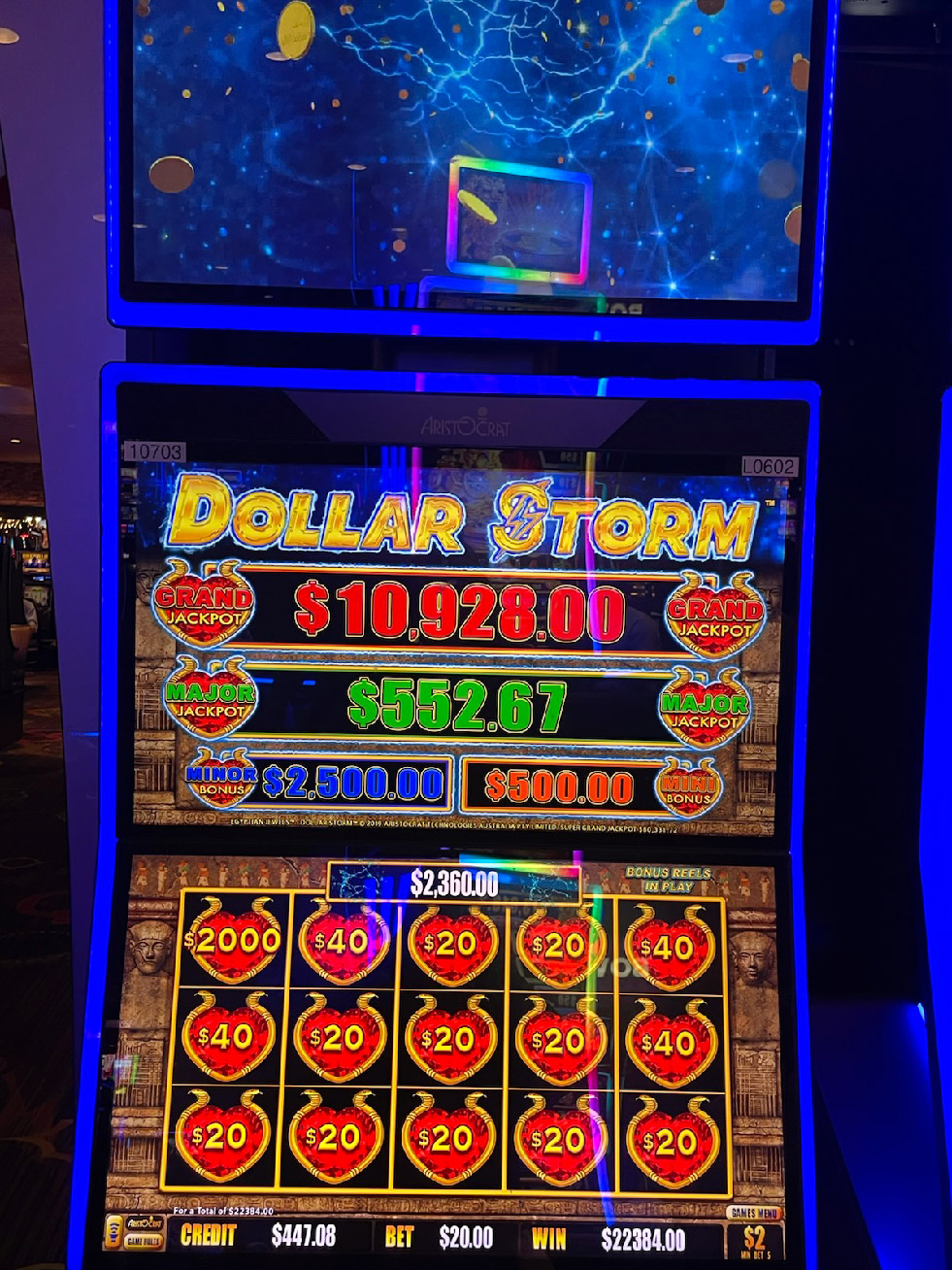 Dollar Storm $22,384