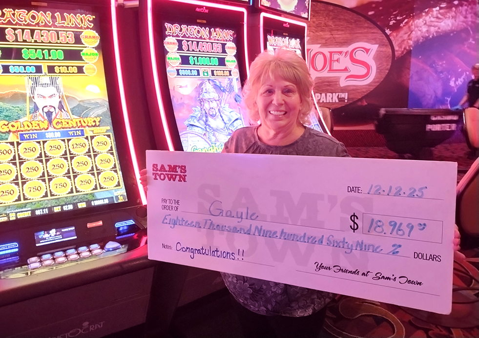 Jackpot Winner Gayle O. $18,969