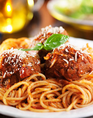 spaghetti & meatballs