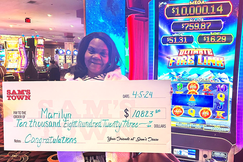 Winner Marilyn R - $10,823