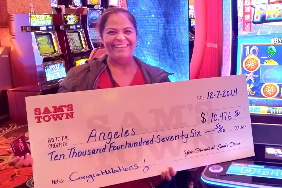 Jackpot Winner Angeles C. $10,476