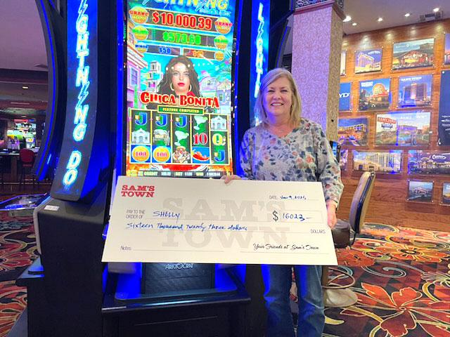 Jackpot Winner Shelly G. $16,022