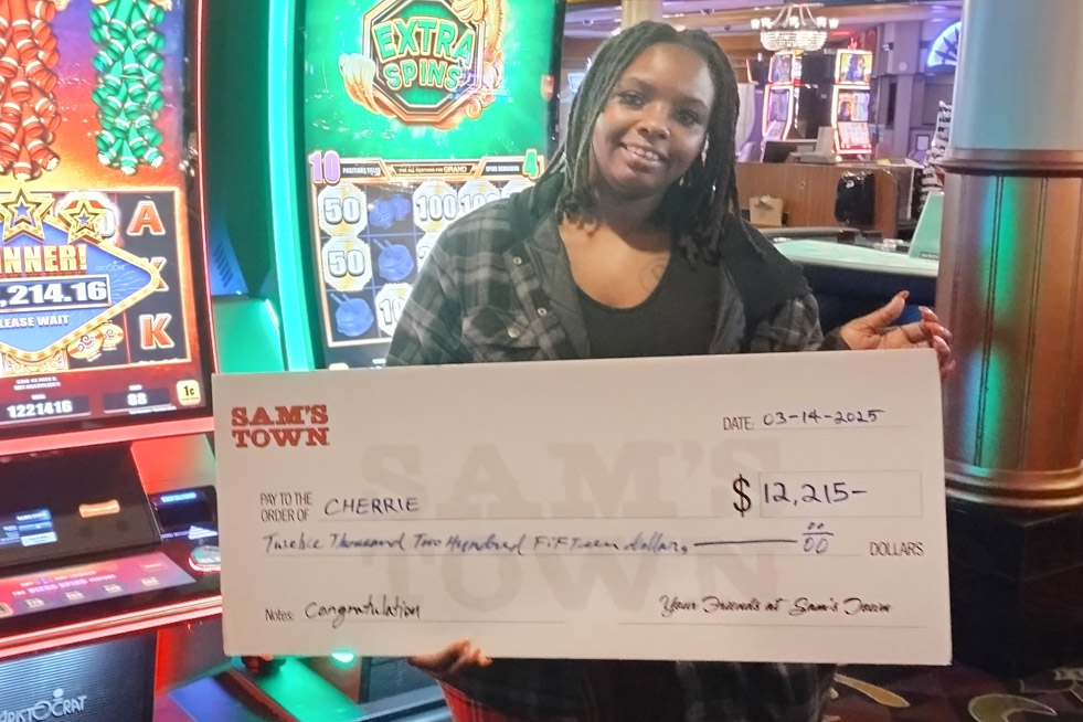 Jackpot Winner Cherrie L. $12,215