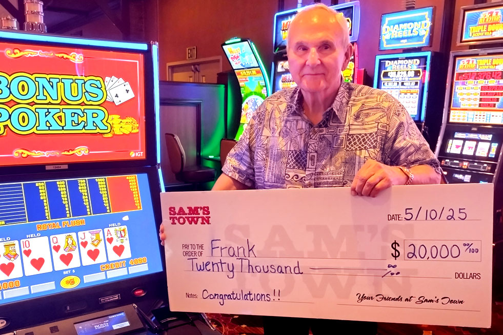 Jackpot Winner Frank B. $20,000