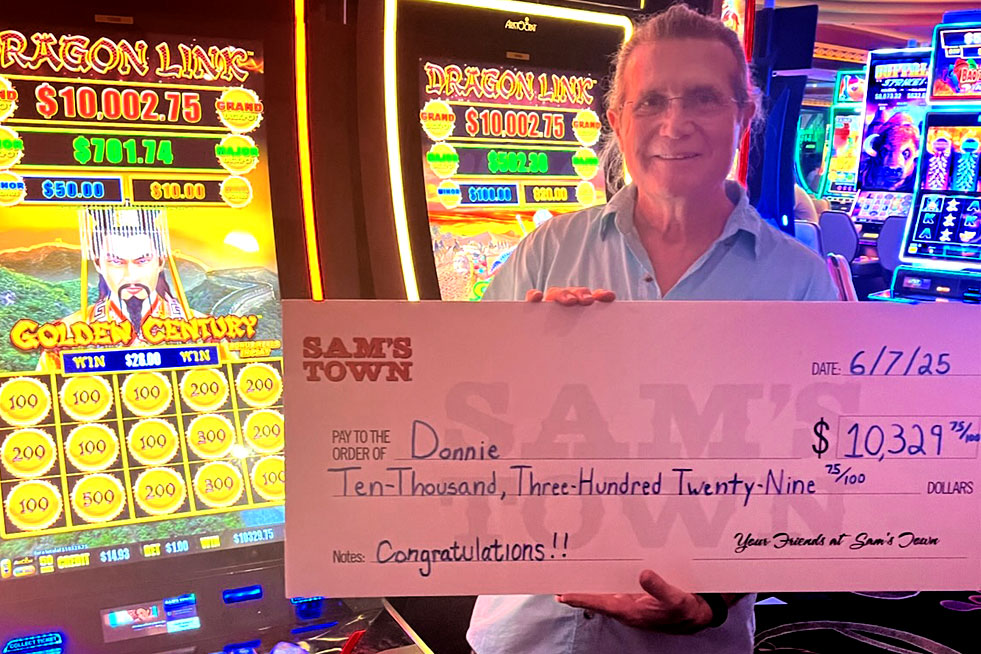 Jackpot Winner Donnie Z. $10,330