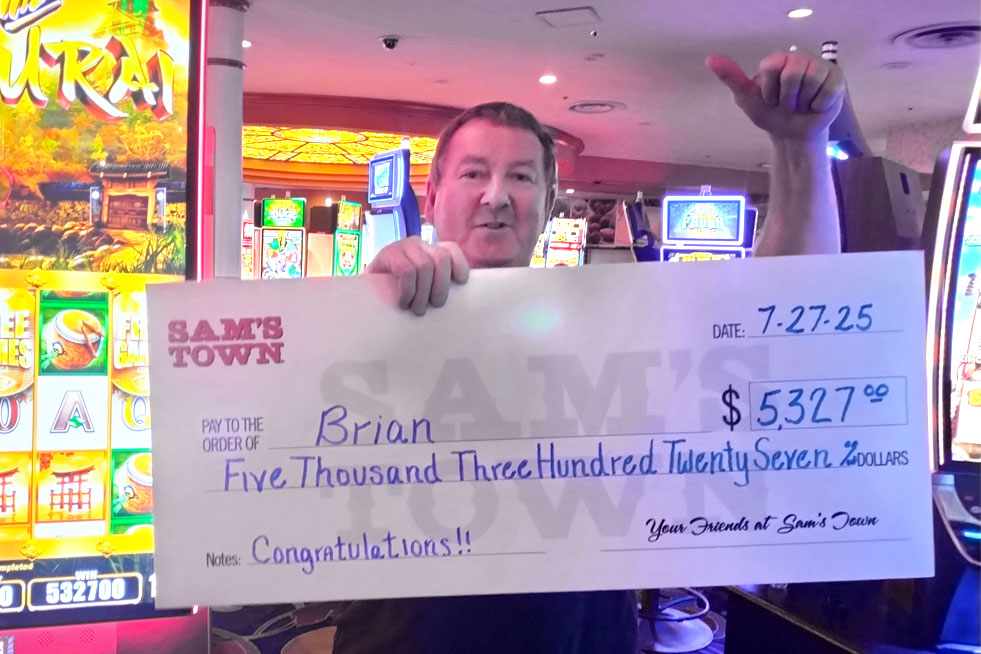 Jackpot Winner Brian W. $5,327
