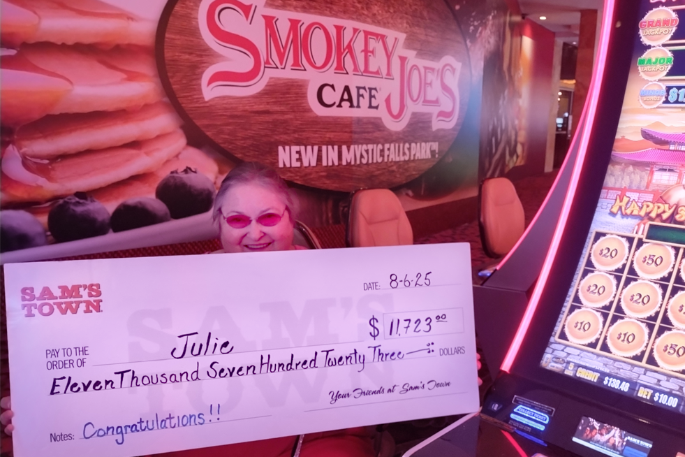 Jackpot Winner Julie T. $11,723