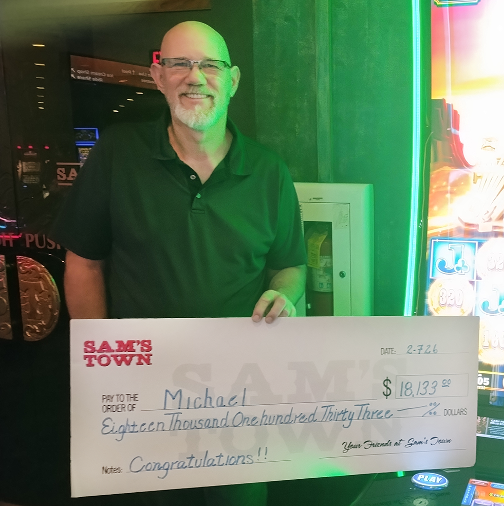 Jackpot Winner Michael B. $18,133