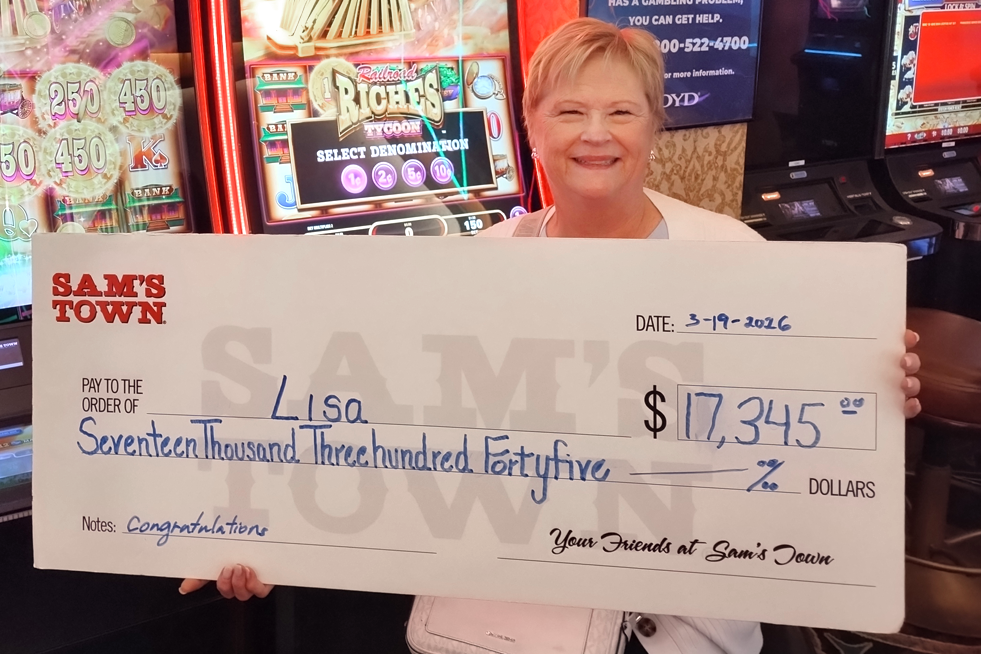 Jackpot Winne Lisa M. $17,345