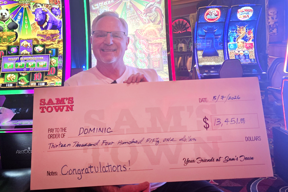 Jackpot Winner Dominic D. $13,451