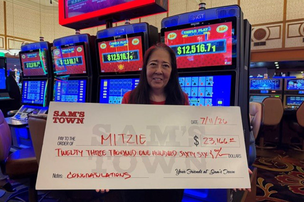 jackpot winner at Sam's Town