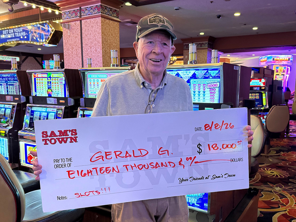 Jackpot Winner Gerald G. $18,000