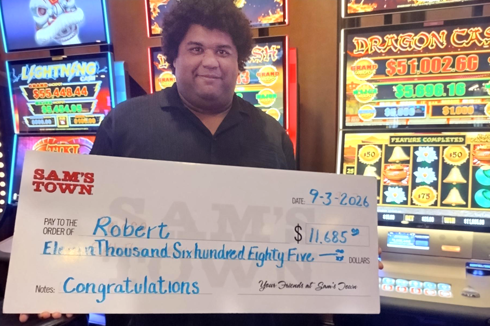 Jackpot Winner Robert T. $11,685