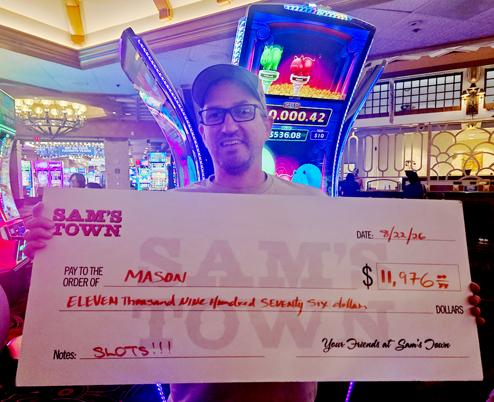 Jackpot Winner Mason M. $11,976