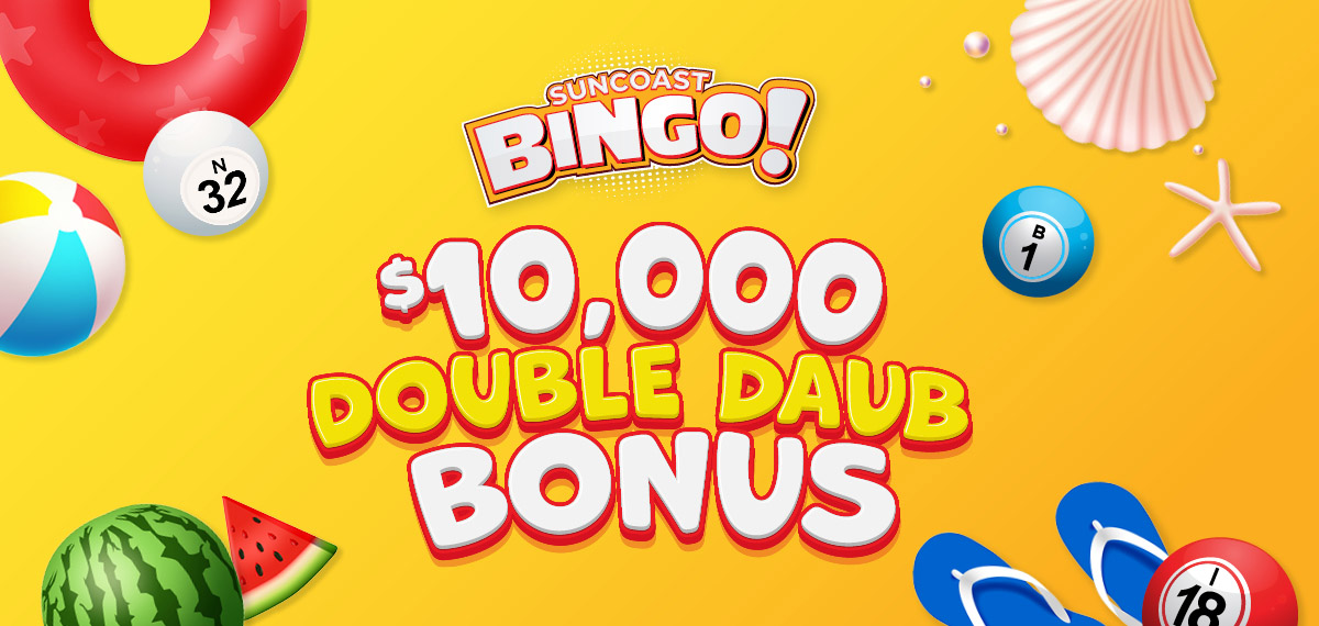 $10,000 Bingo Double Daub Bonus