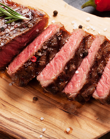 Slices of Beef Tenderloin