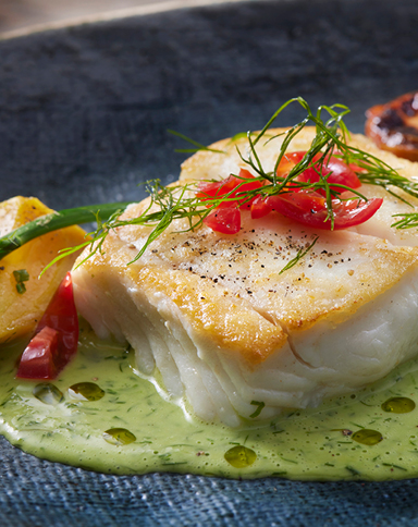 William Bs Pan Seared Halibut