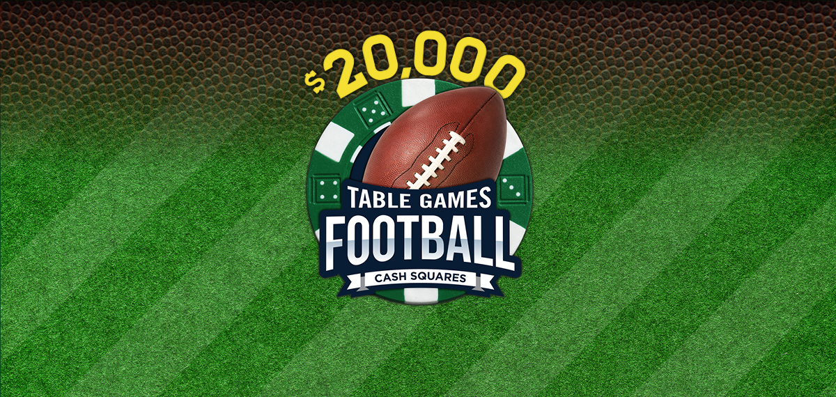 $20k Table Games Football Squares