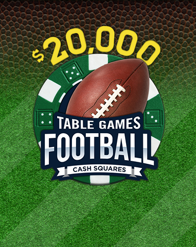 $20k Table Games Football Squares