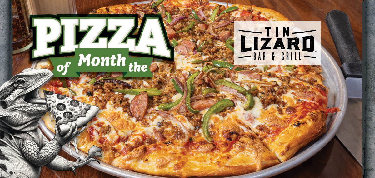 Tin Lizard Pizza of the Month December Special