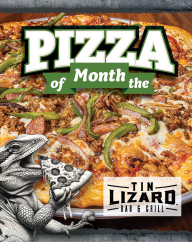 Tin Lizard Pizza of the Month December Special