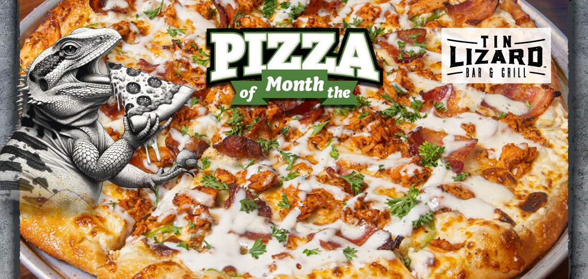 September Tin Lizard Pizza of the Month