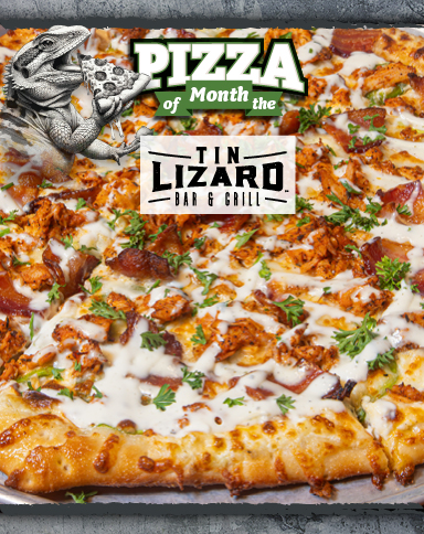 September Tin Lizard Pizza of the Month