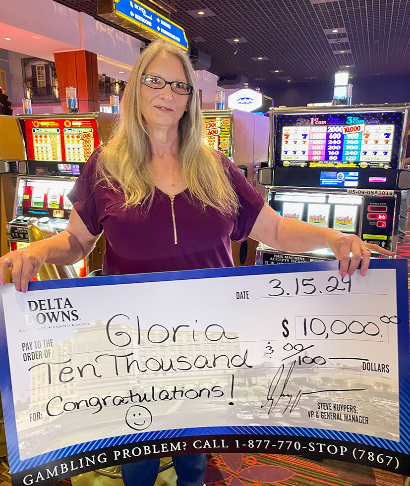 Winner Gloria E - $10,000
