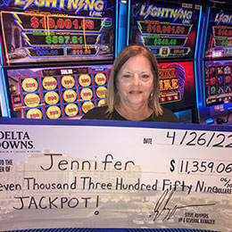 Jennifer - Winner at Delta Downs