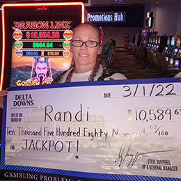 Randi - Winner at Delta Downs