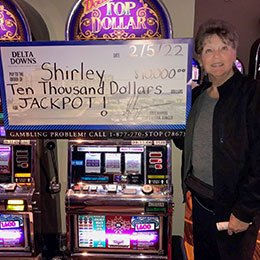 Shirley - Winner at Delta Downs