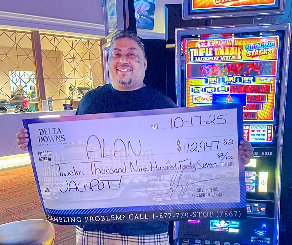 Jackpot Winner Alan A. $12,947