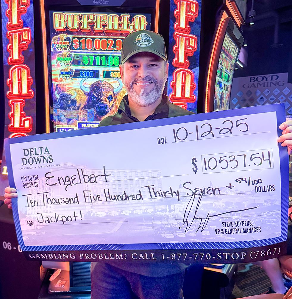 Jackpot Winner Engelbert P. $10,537
