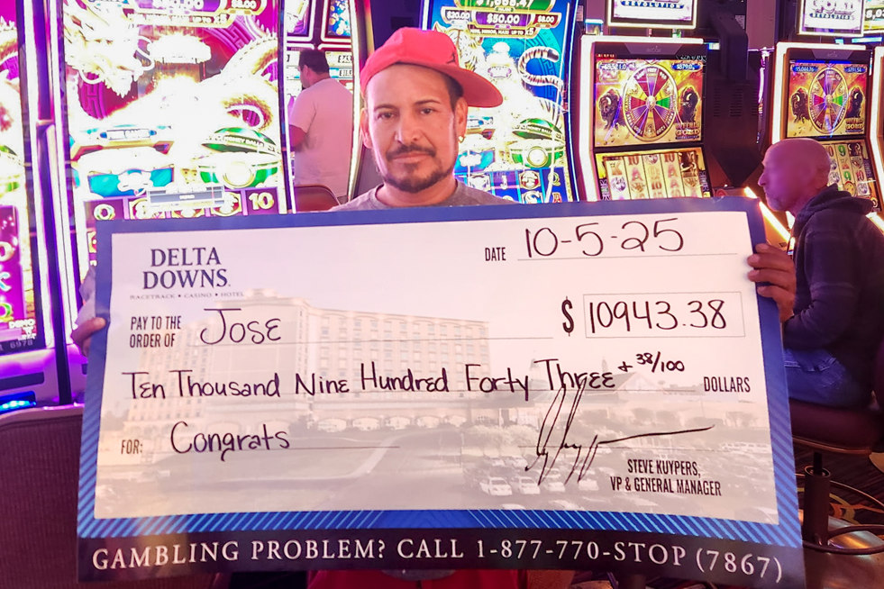 Jackpot Winner Jose S. $10,943