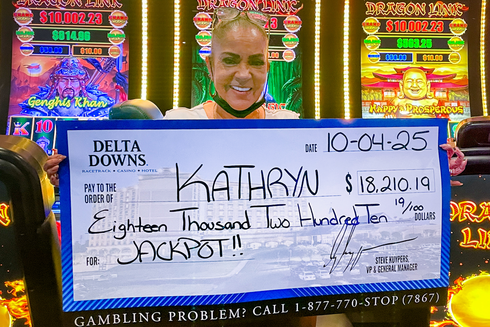 Jackpot Winner Kathryn G. $18,210