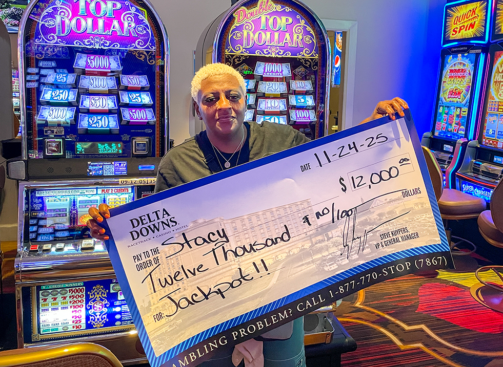 Jackpot Winner Stacy W. $12,000