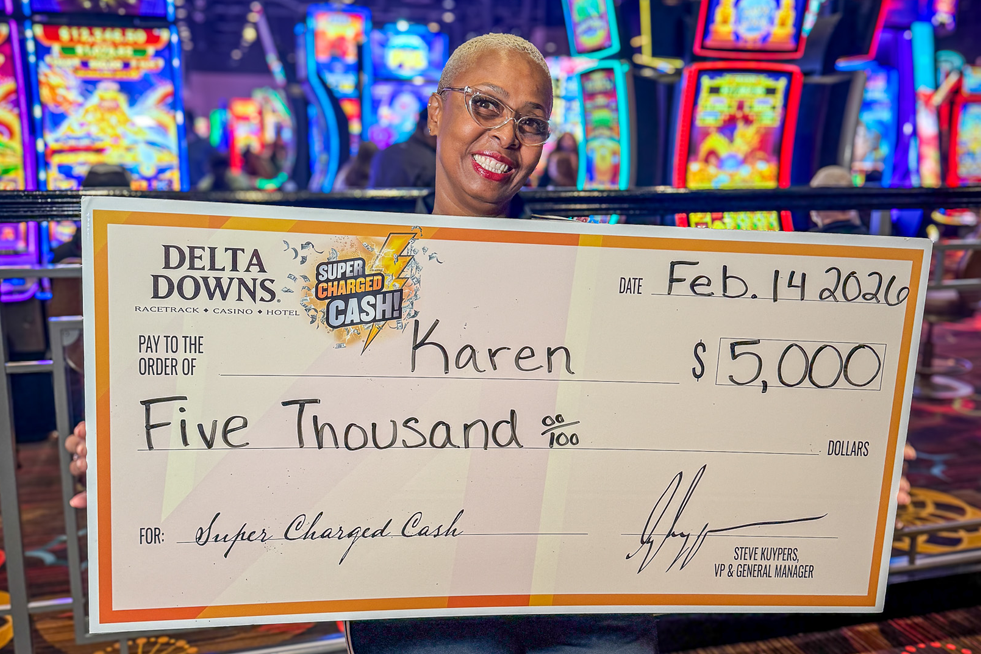 Jackpot Winner Karen P. $5,000