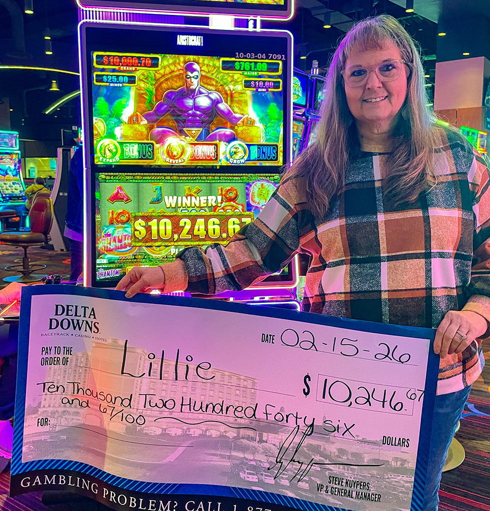Jackpot Winner Lillie H. $10,246