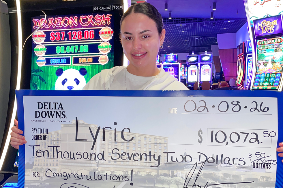 Jackpot Winner Lyric B. $10,072