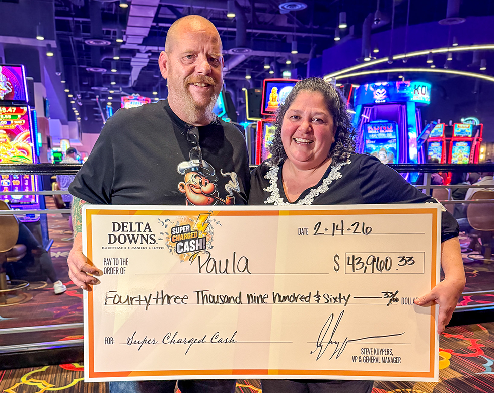 Jackpot Winner Paula & Billy T. $43,960