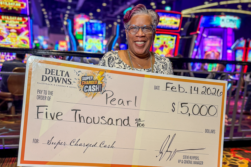 Jackpot Winner Pearl S. $5,000