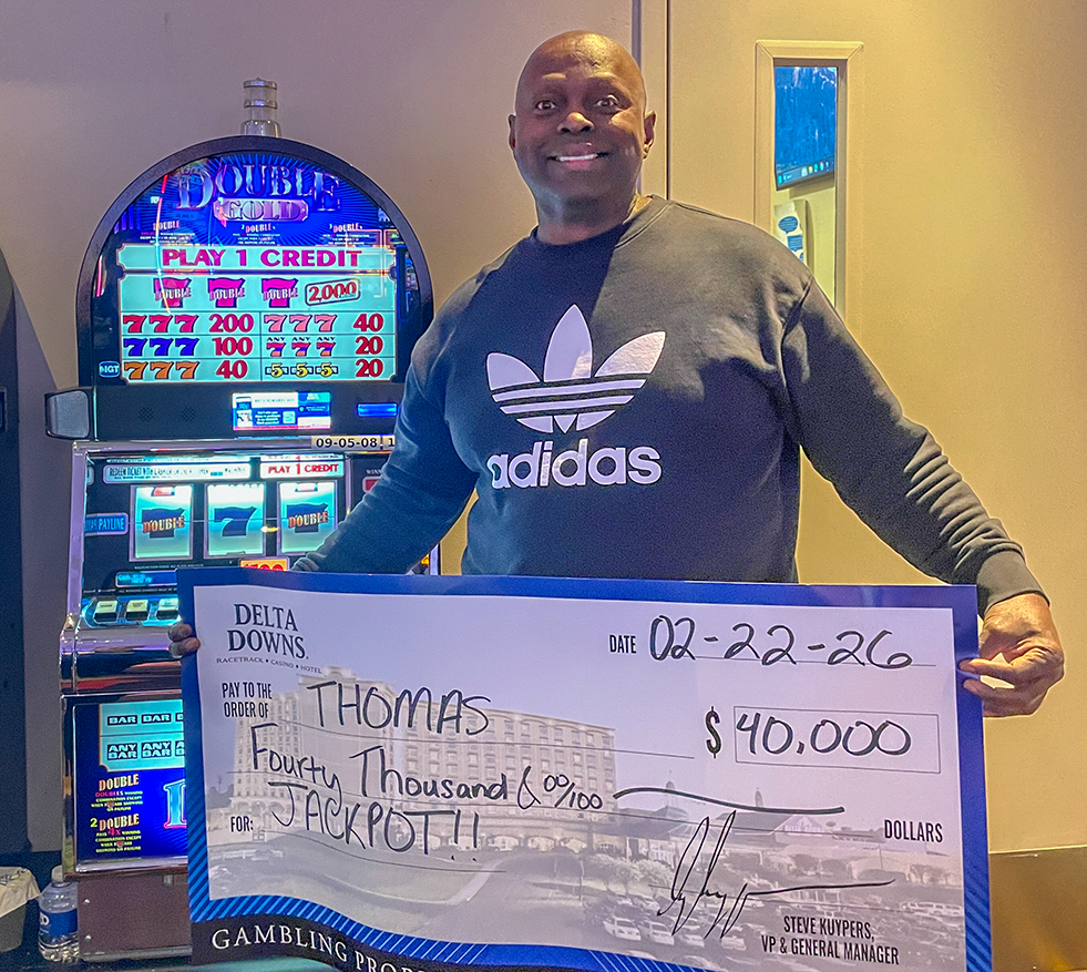 Jackpot Winner Thomas R. $40,000