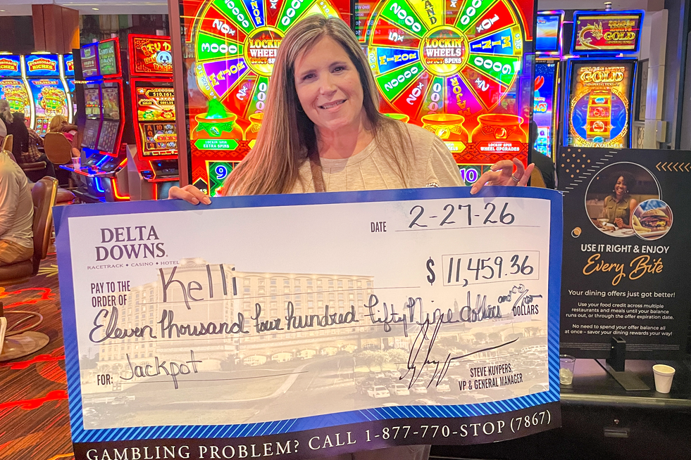 Jackpot Winner Kelli K. $11,459