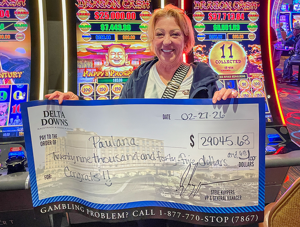 Jackpot Winner Paulana W. $29,045