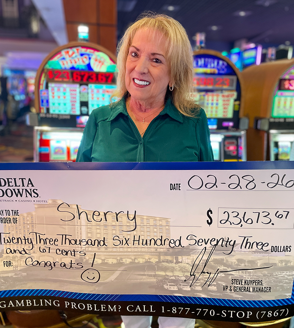 Jackpot Winner Sherry A. $23,673