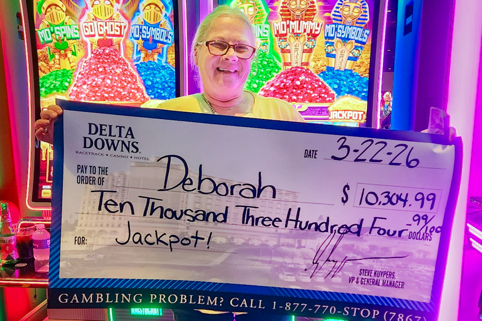 Jackpot Winner Deborah G. $10,304