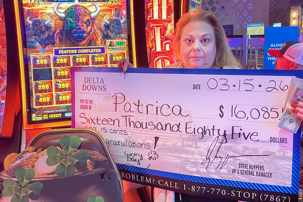 Jackpot Winner Patricia E. $16,085