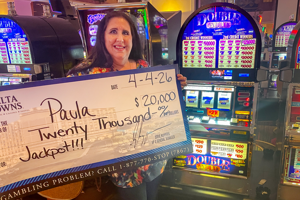 Jackpot Winner Paula D. $20,000